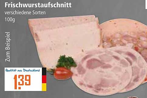 Frischwurstaufschnitt - verschiedene Sorten 100g
