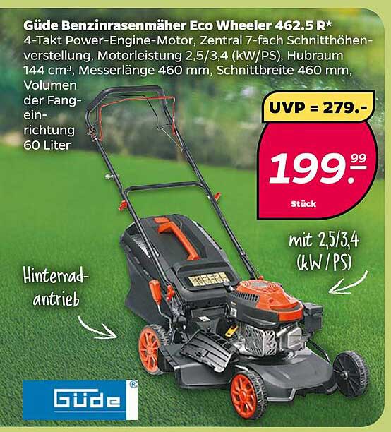 Güde Benzinrasenmäher Eco Wheeler 462.5 R*