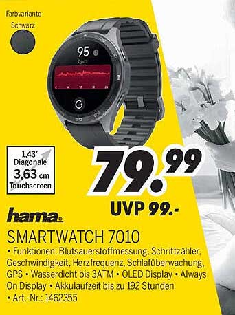 hama SMARTWATCH 7010 - Aktuelle Angebote im MEDIMAX-Prospekt