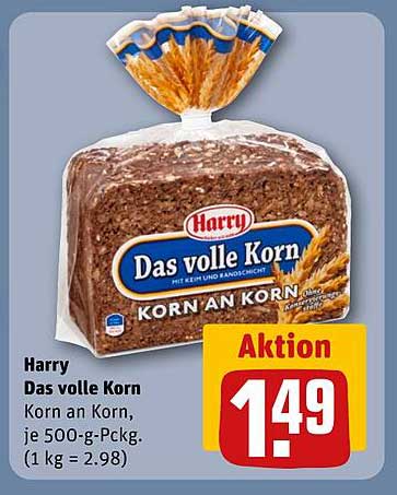 Harry Das volle Korn - Korn an Korn, je 500-g-Packung