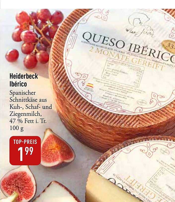 Heiderbeck Iberico - Spanischer Schnittkäse 2 Monate gereift