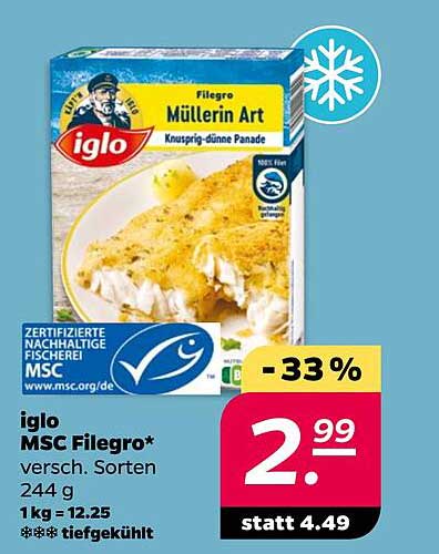 iglo MSC Filegro Müllerin Art 244 g