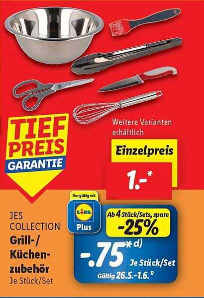 JES COLLECTION Grill-/Küchenzubehör