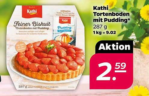 Kathi Tortenboden mit Pudding* 287 g