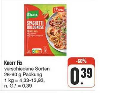 Knorr Fix Spaghetti Bolognese 28-90 g