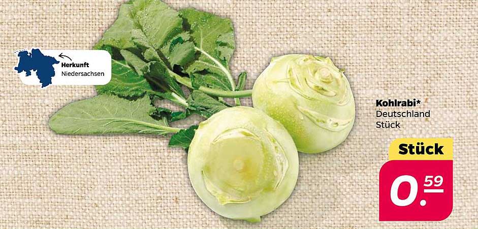 Kohlrabi Stück – Frisch aus Niedersachsen