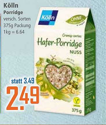 Kölln Porridge Nuss 375g