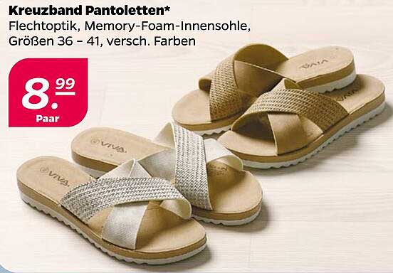 Kreuzband Pantoletten*