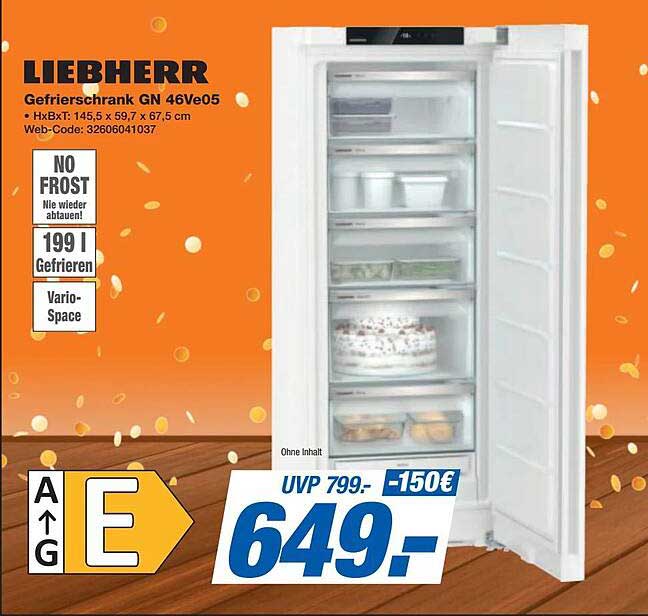LIEBHERR Gefrierschrank GN 46Ve05