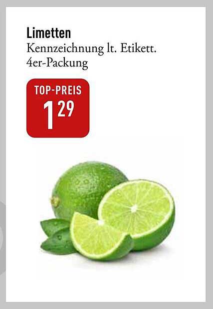 Limetten 4er-Packung