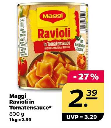 Maggi Ravioli in Tomatensauce 800 g
