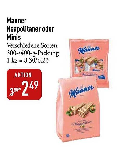 Manner Neapolitaner oder Minis