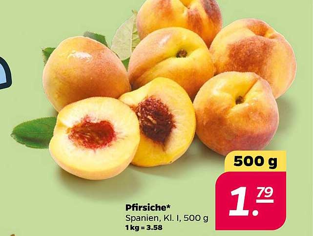 Pfirsiche, Spanien, Kl. I, 500 g