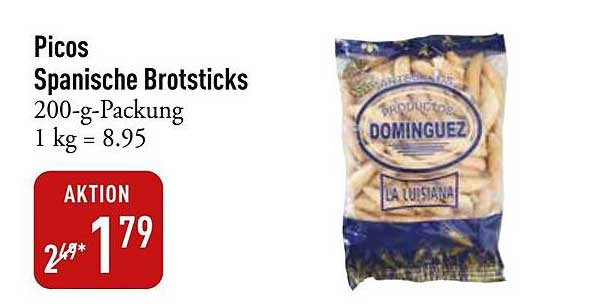 Picos Spanische Brotsticks 200-g-Packung