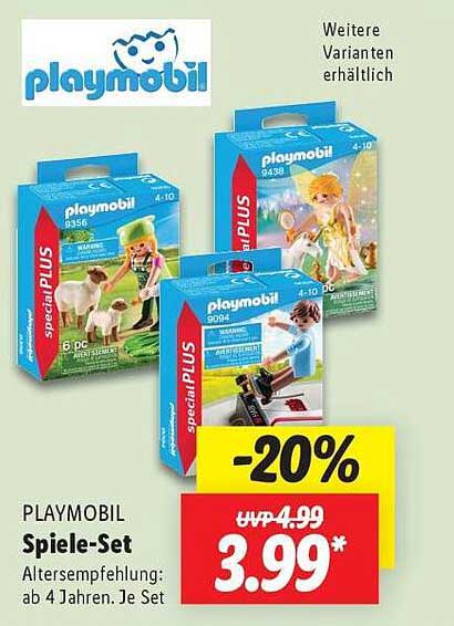 PLAYMOBIL Spiele-Set - 20% Rabatt