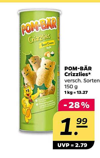 POM-BÄR Crizzlies - Leckerer Snack für Groß und Klein