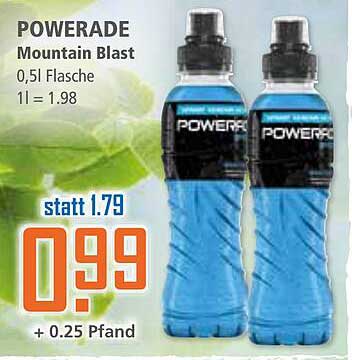POWERADE Mountain Blast 0,5l Flasche