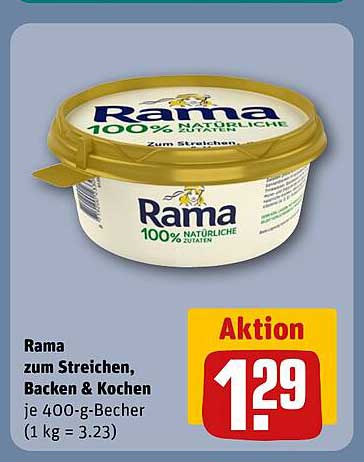 Rama zum Streichen, Backen & Kochen