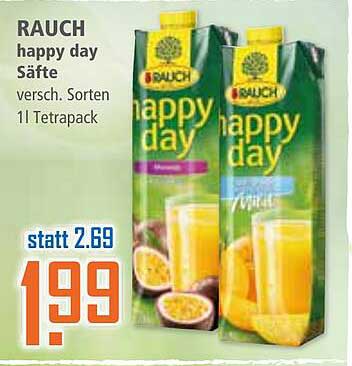 RAUCH happy day Säfte 1l Tetrapack - Verschiedene Sorten