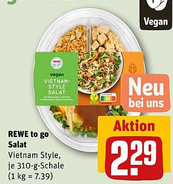 REWE to go Salat Vietnam Style 310-g-Schale