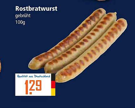 Rostbratwurst gebrüht 100g