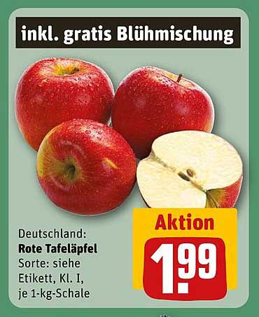 Rote Tafeläpfel - frisch und knackig