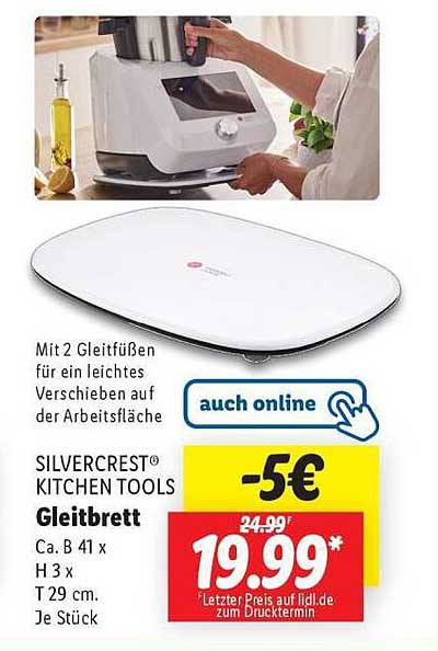 SilverCrest® Kitchen Tools Gleitbrett