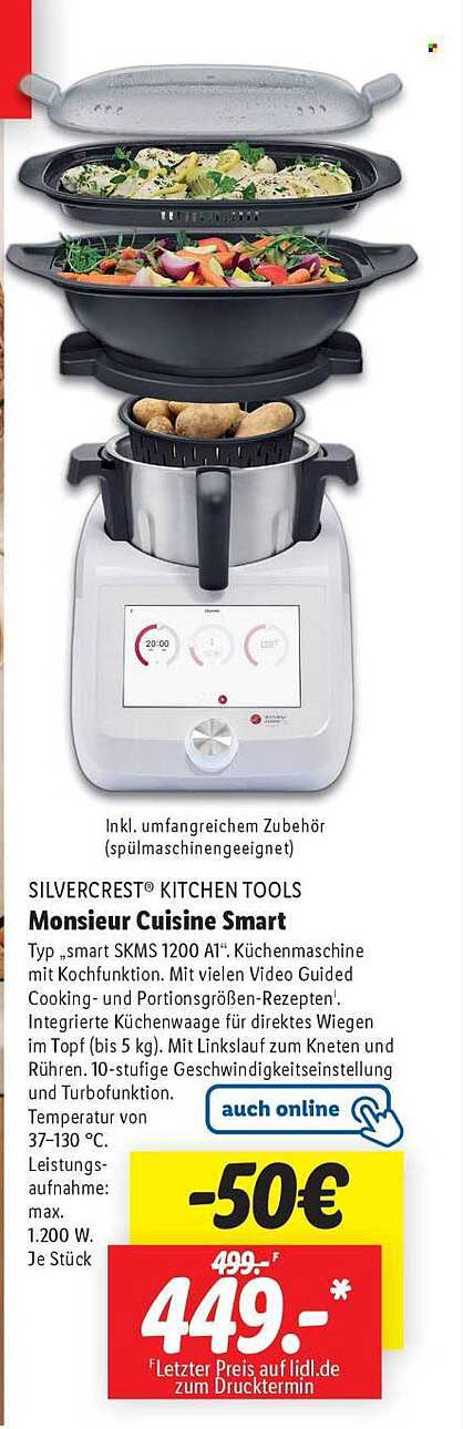 SILVERCREST® KITCHEN TOOLS Monsieur Cuisine Smart