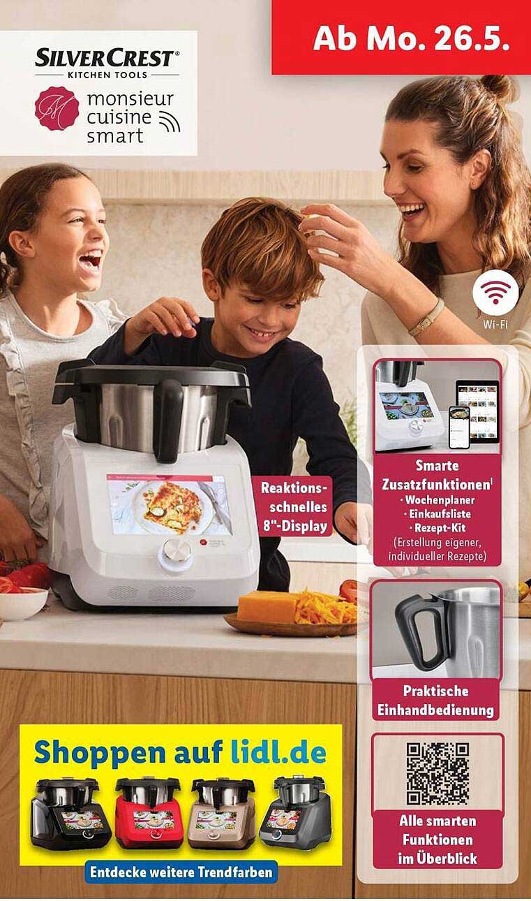 Silvercrest Monsieur Cuisine Smart – multifunktionale Küchenmaschine