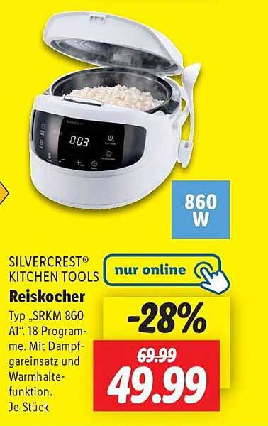 SILVERCREST® Reiskocher Typ _SRKM 860 A1 mit 18 Programmen