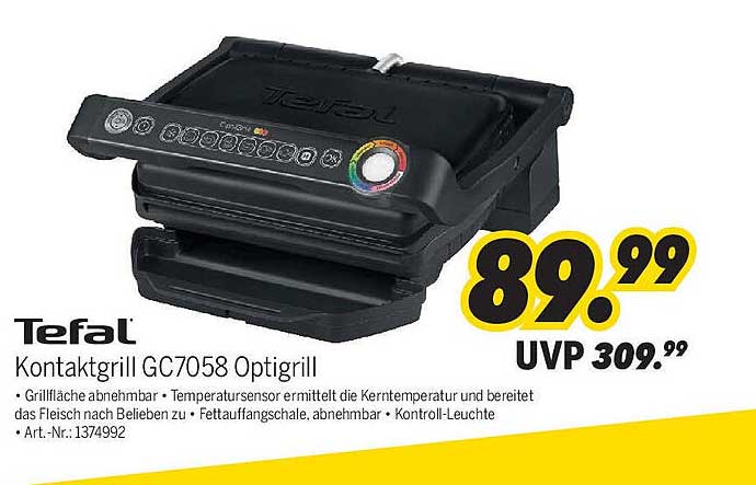 Tefal Kontaktgrill GC7058 Optigrill