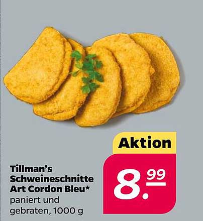 Tillman’s Schweineschnitte Art Cordon Bleu – 1000 g