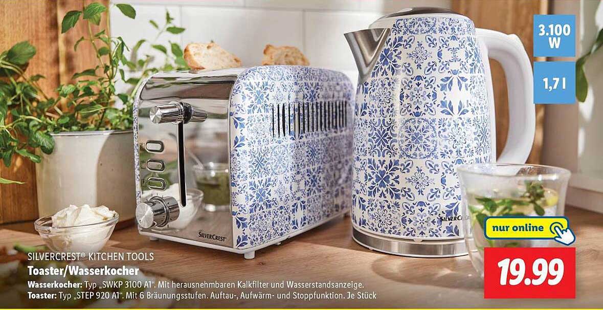 Toaster/Wasserkocher Set von Silvercrest