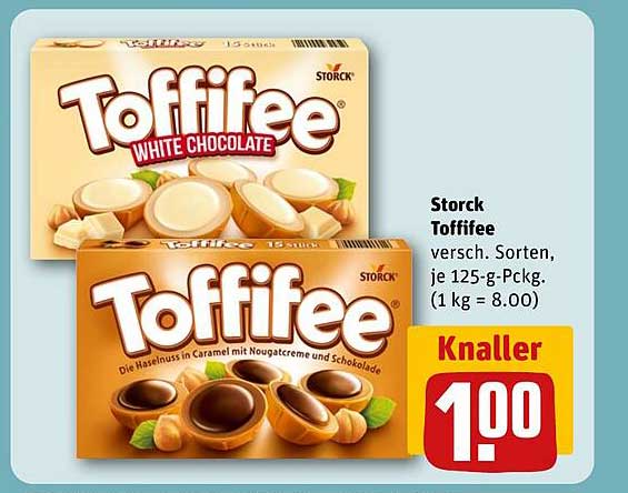 Toffifee 125 g - Verschiedene Sorten