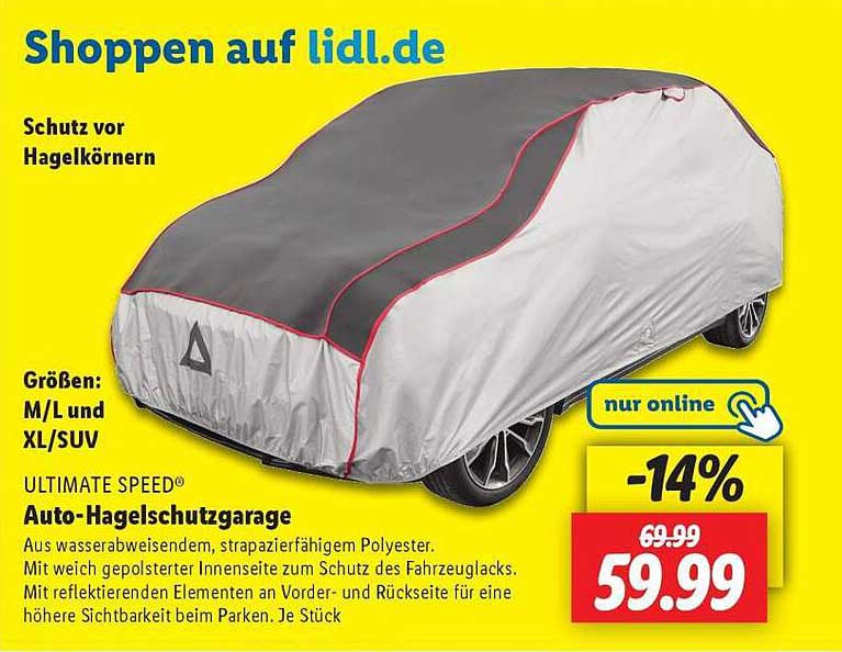 ULTIMATE SPEED® Auto-Hagelschutzgarage