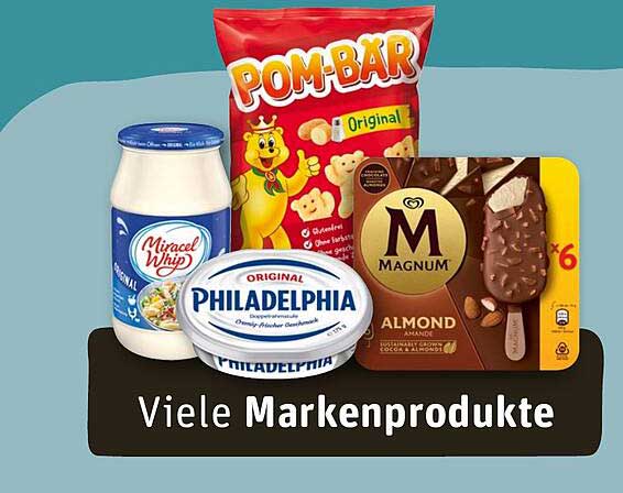 Viele Markenprodukte