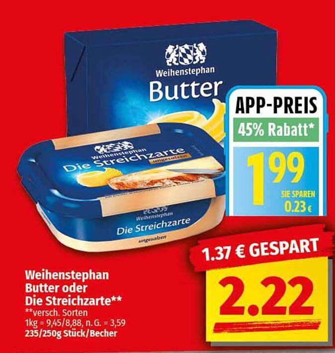 Weihenstephan Butter oder Die Streichzarte