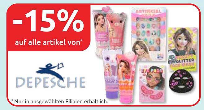 -15% auf alle Artikel von DEPESCHE