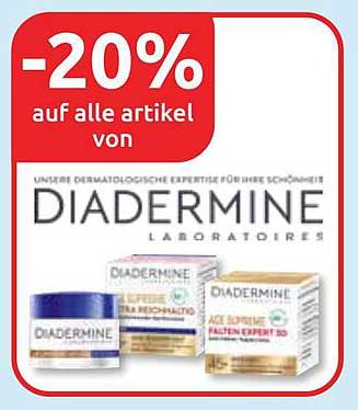-20% auf alle Artikel von DIADERMINE
