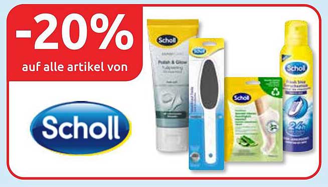-20% auf alle Artikel von Scholl