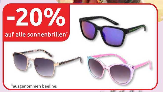 -20% auf alle Sonnenbrillen*
