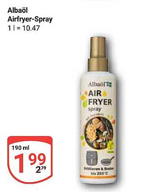 Albaöl Airfryer-Spray