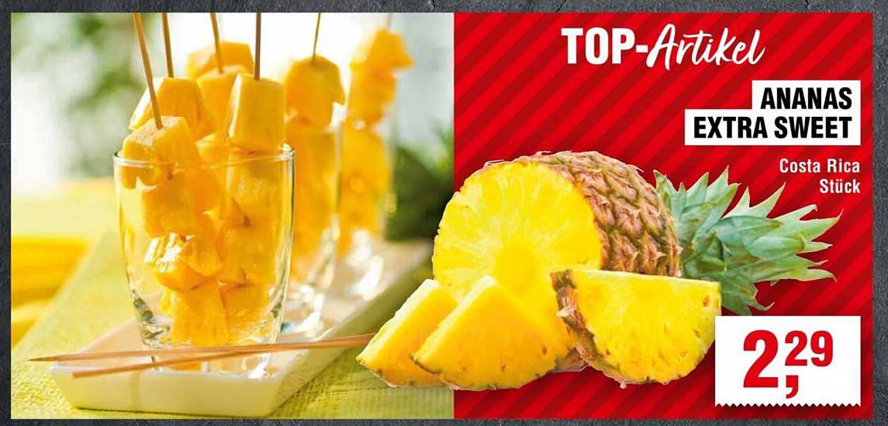 ANANAS EXTRA SWEET Costa Rica Stück