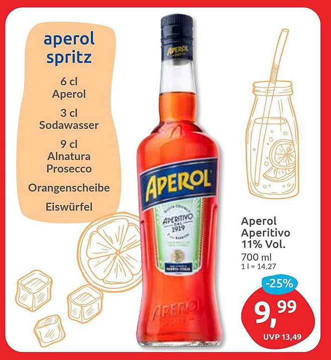Aperol Aperitivo 11% Vol. 700 ml