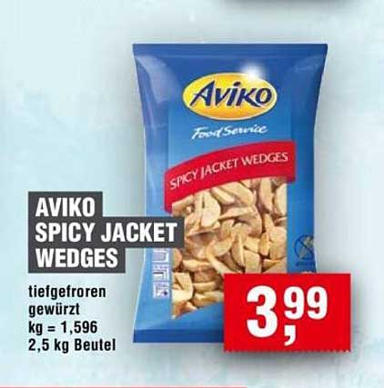 AVIKO Spicy Jacket Wedges 2,5 kg Beutel