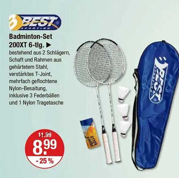 Badminton-Set 200XT 6-tlg.