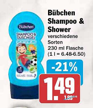 Bübchen Shampoo & Shower 230 ml Flasche