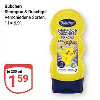 Bübschen Shampoo & Duschgel Pikachu 230 ml