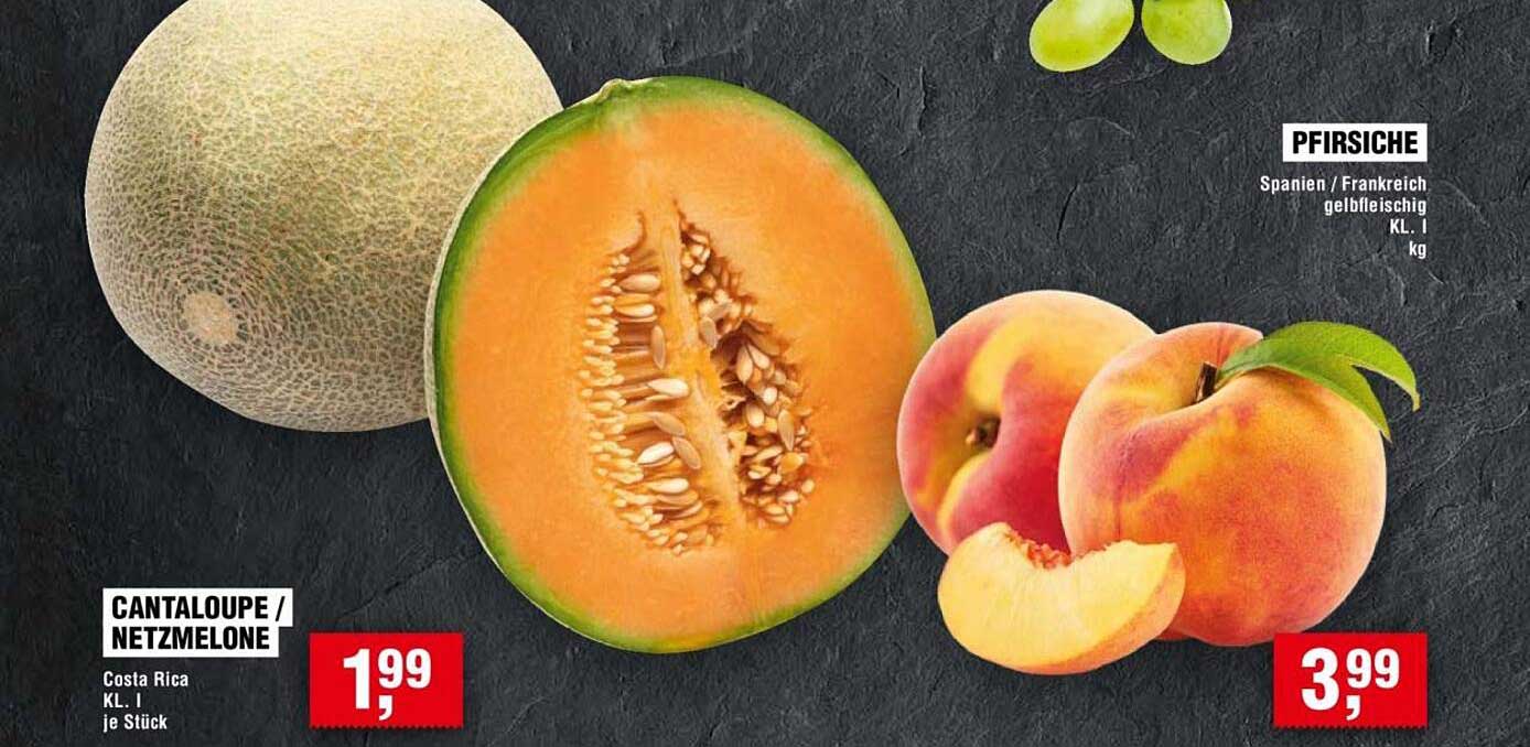 Cantaloupe / Netzmelone - Costa Rica - KL. I je Stück für nur 1,99 €