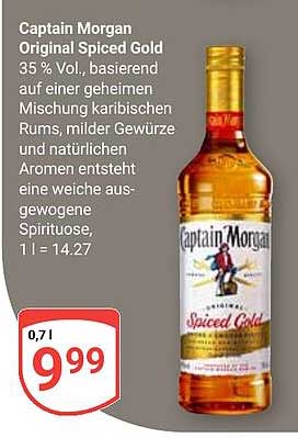 Captain Morgan Original Spiced Gold 0,7 l